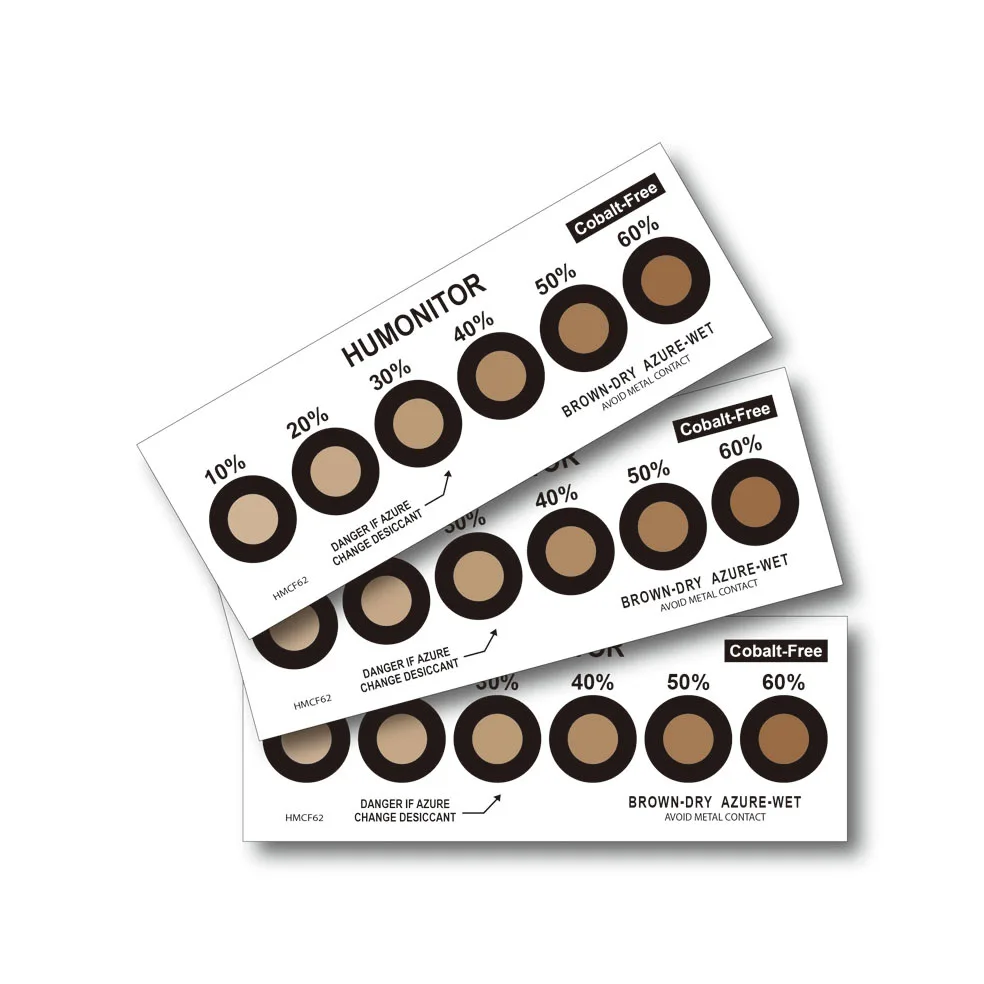 
6dots Eco-friendly PCB Humidity Indicator Card from Brown to Blue 