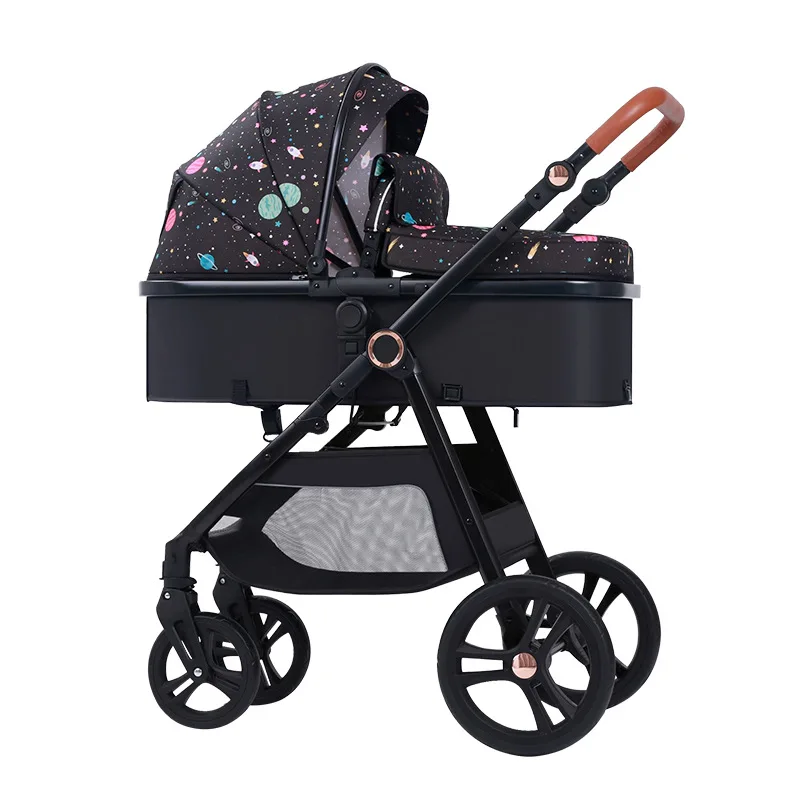 Portable Baby Carriage 2 In 1 Folding Baby Prams Aluminum Frame Foldable Baby Carriage For Travel