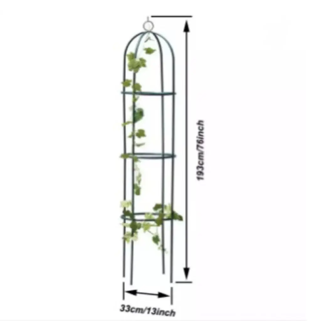 HANGZHOU L&Y Factory garden metal obelisk trellis for climbing plant and vines flowers support