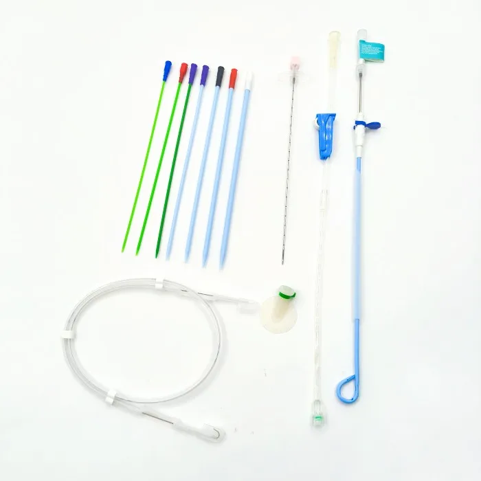 Diall catheter percutaneous nephrostomy intervention medical devices PCN urology medic kit invasive pigtail drainage catheter