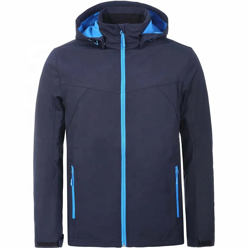 Wholesale Zipper Soft Shell Jacket Lightweight Camping Waterproof Windbreaker Jackets For Men