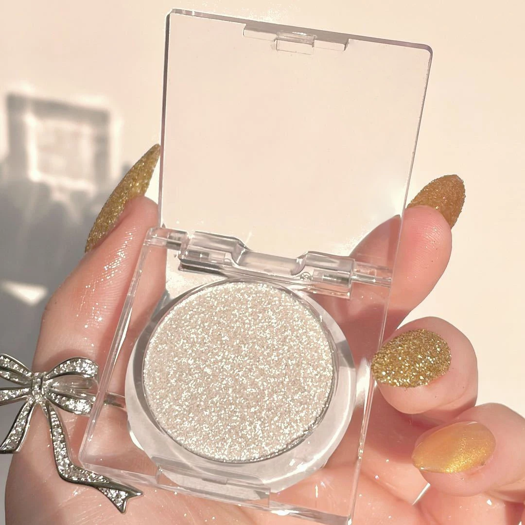 Wholesale Glitter Eyeshadow Glossy Shiny Highlighter Shadow Shimmer Cowherd Weaver Girl Eyes Makeup