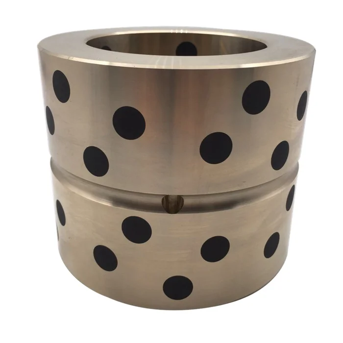 2023 New SPB Cylindrical Bush Cnc Precision sleeve Self-lubricating Copper Bearing Sintered Brass Graphite Bronze Bushing