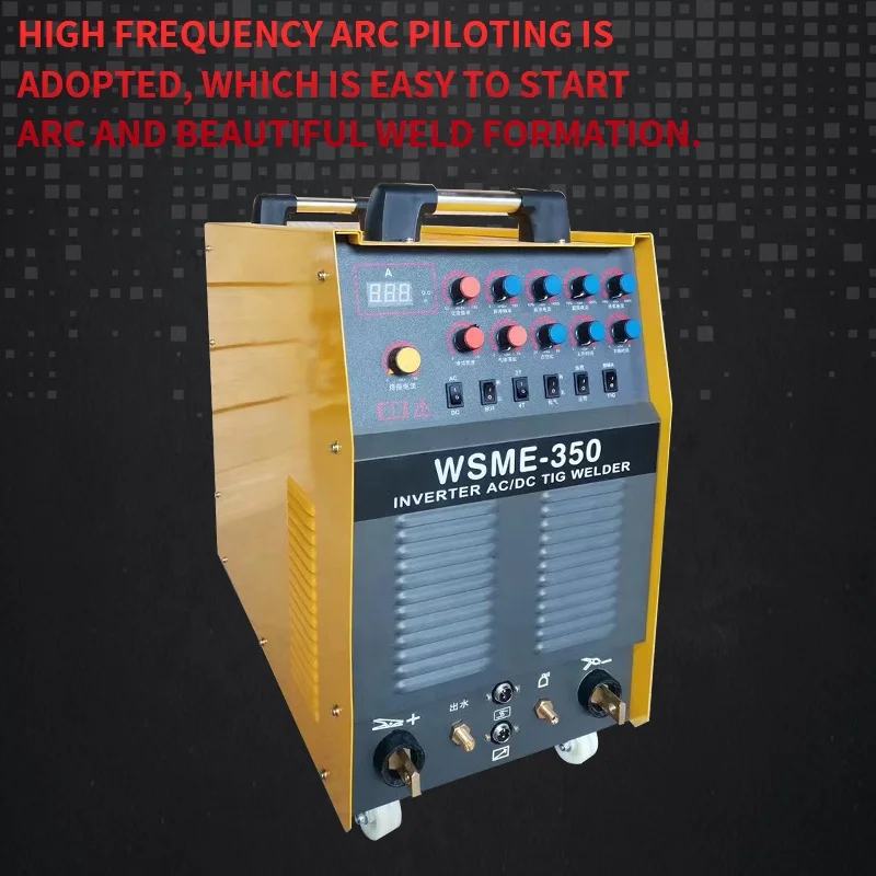 Welding Machine DC MOTOR Provided INVERTER Inverter Welders WSME-350 Ac Dc Tig Pulse Aluminum Hf Foot Control Tig/mma 300amp 64