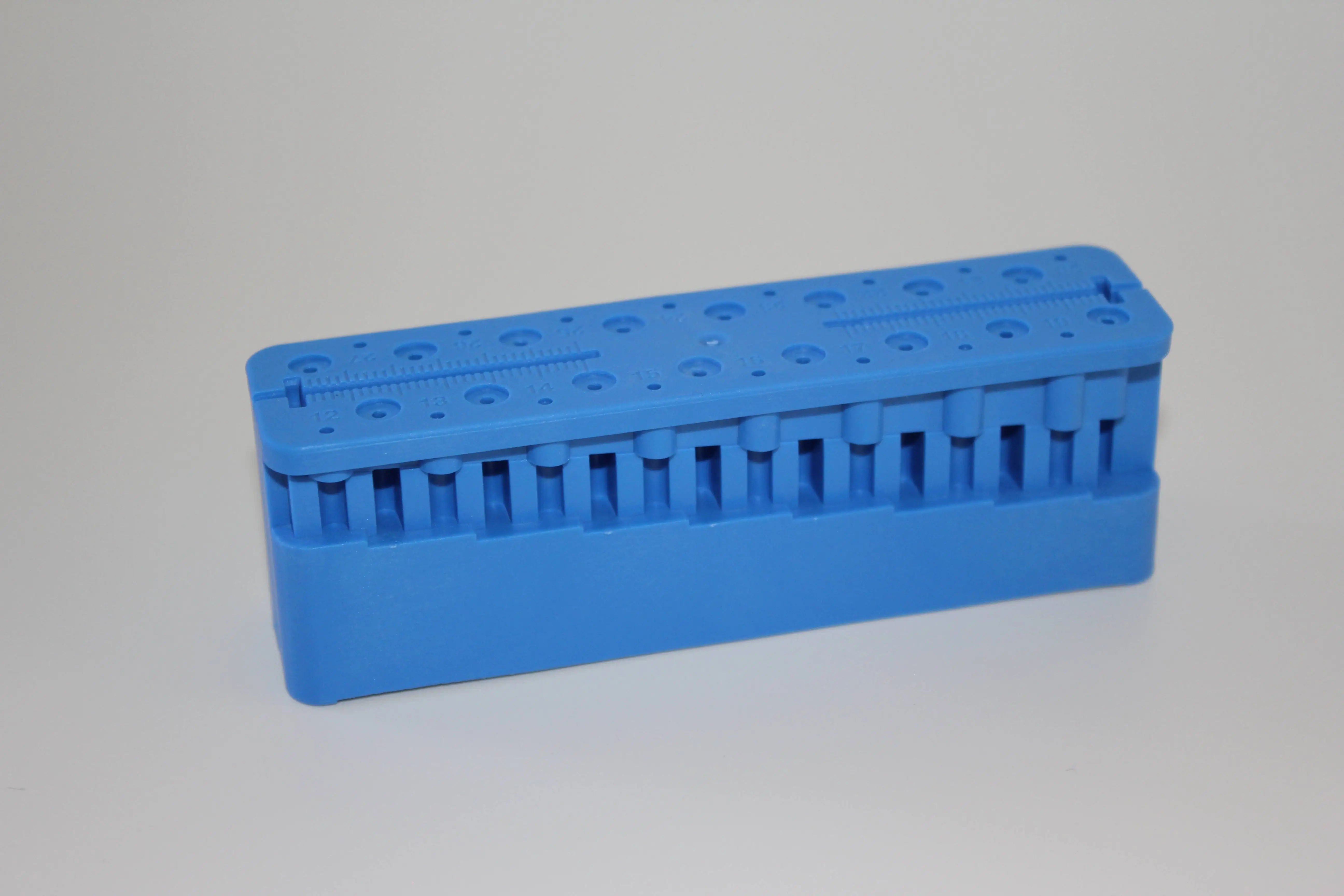 Dental endo measuring instruments autoclavable endodontic files stertlize block root canal measuring table