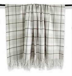 Wholesale 100% Woven Throw blanket Woven Tapestry Beach Blanket