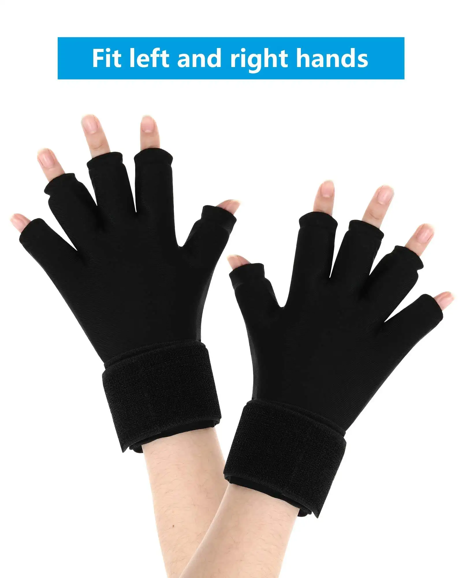 Reusable Therapy Adjustable Hot Cold Wrist Strap Hand Finger Compression Ice Glove For arthritis Pain Relief