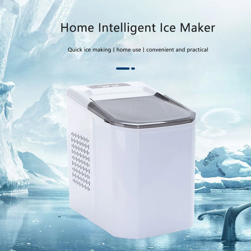 Automatic Mini Ice Tube Maker Machine Low Energy Consumption Edible Portable Ice Maker