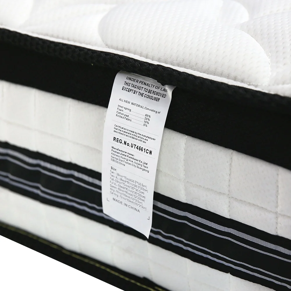 Bedroom Furniture Hypo-allergenic Feature High Quality Natural Latex Pocket Spring Hybrid Mattress for Hotel Bed Foam Mattress