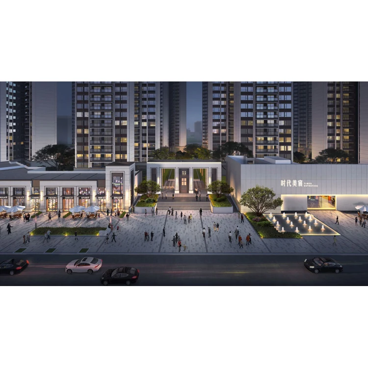 Modern New Design Convenient Transportation Fabricated House Retail For Sales Sign Real Estate Building