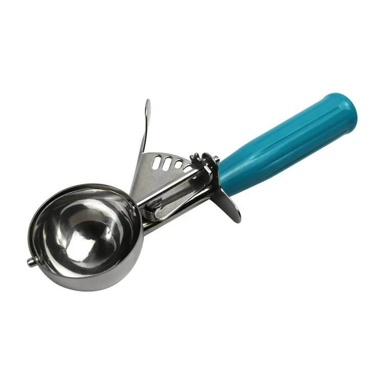 
Hot Sales Food Grade Stainless steel ice cream spoon Multi-functional Ice Cream Scooper Fruit ball scoop Watermelon ball scoop 