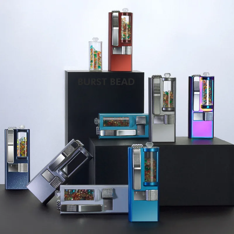 Cigarettes ball machine filter tubes menthol capsule flat mouth glass smoking filter tips smoking filter rods