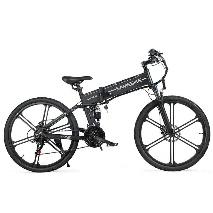 Rechargeable ebike folding fat tire mountain electric bike