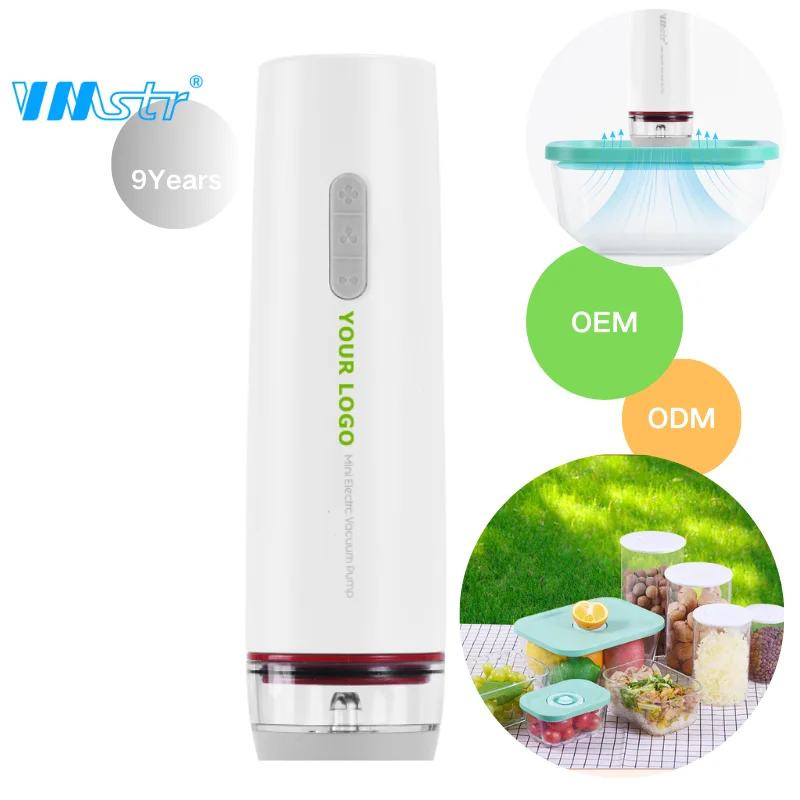 VMSTR factory hot-selling continuous preservation  hand vacuum pump with pressure gauge Christmas gift with factory price