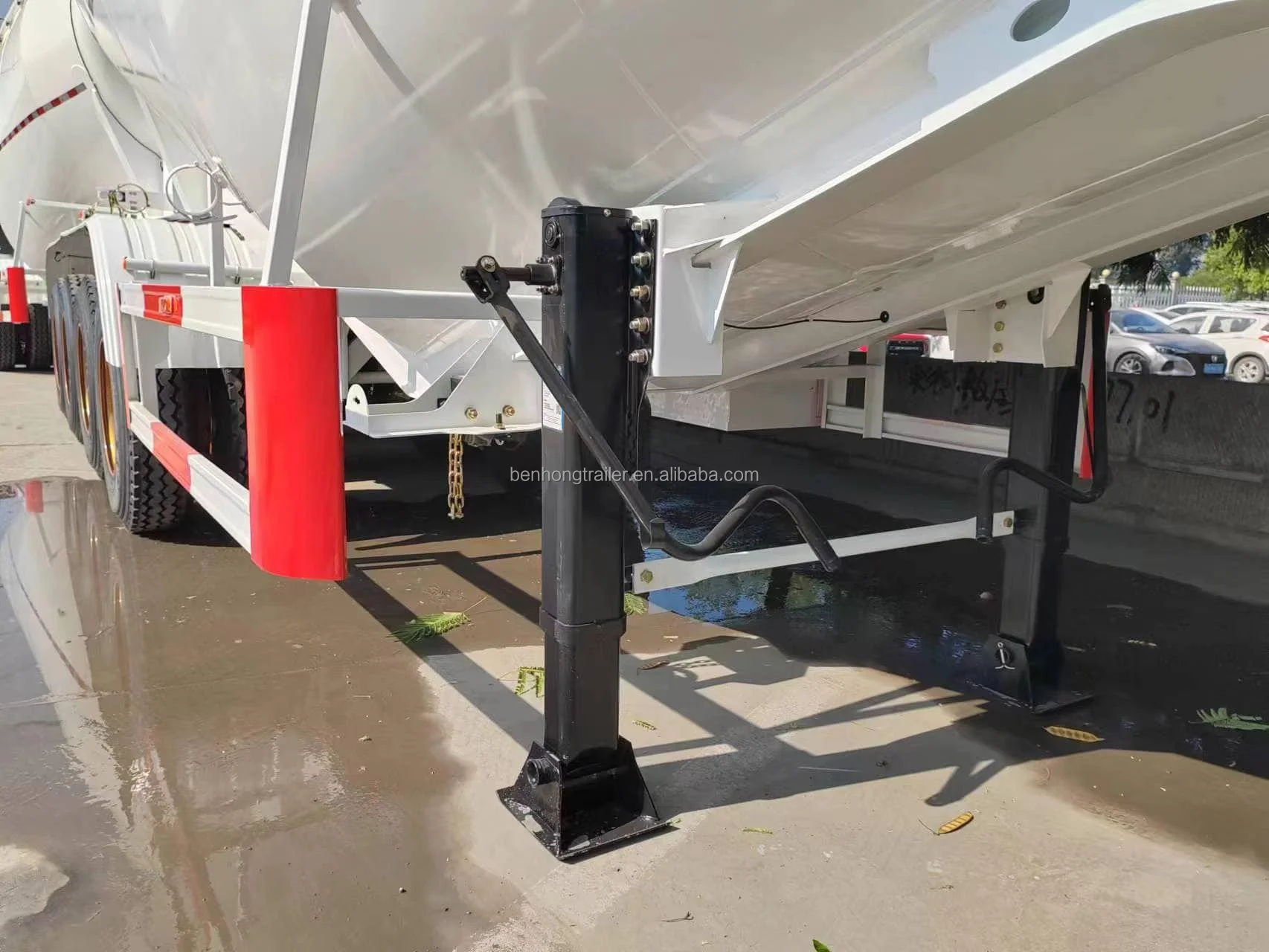 3 Axle 30/35/40/45cbm Bulk Cement/Fly Ash/Flour/Powder Material Transport Tank/Tanker Semi Trailer