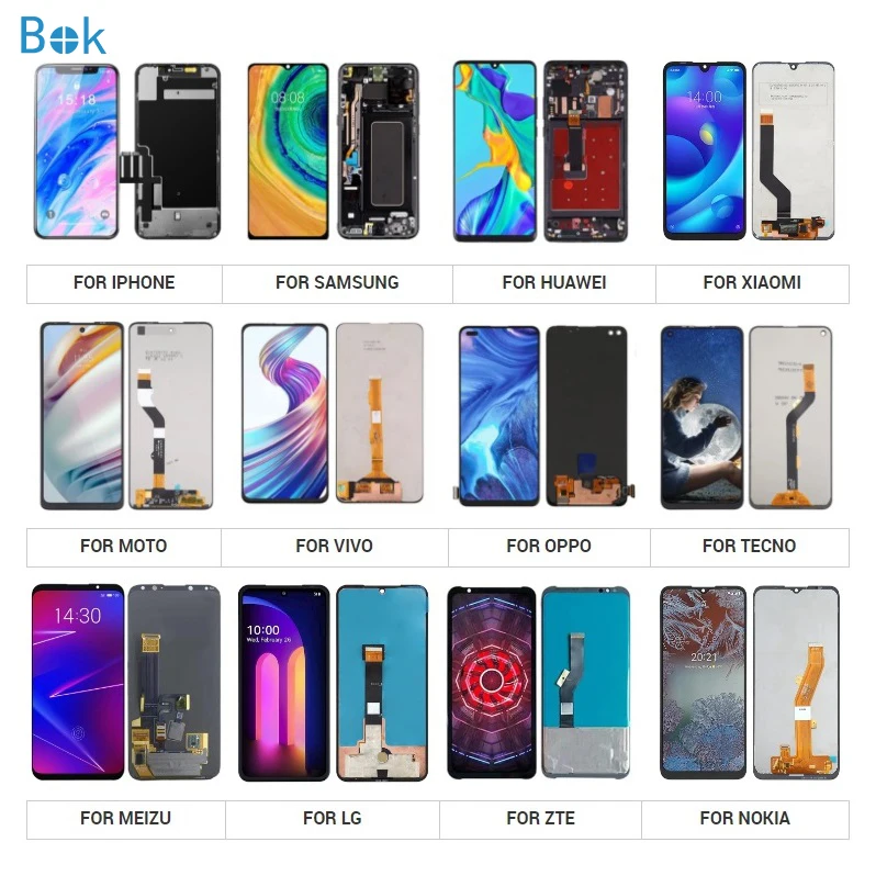 LCD Manufacturer Touch Screen Replacement Display Assembly For Iphone 6 6S 7 8 X Xr Se 11