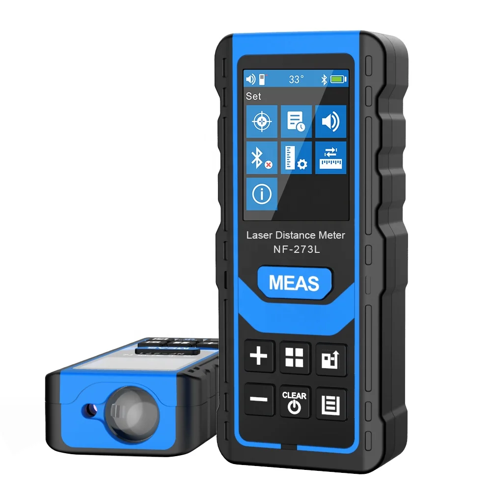 Noyafa oem 120m laser distance meter single continuous measurement distance/area/volume