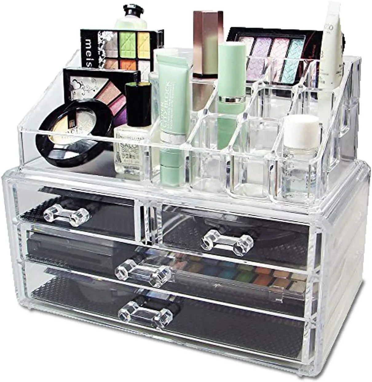 Design Jewelry Makeup Cosmetic Storage Organizer Two Pieces Set - Organize Cosmetics, Jewelry
