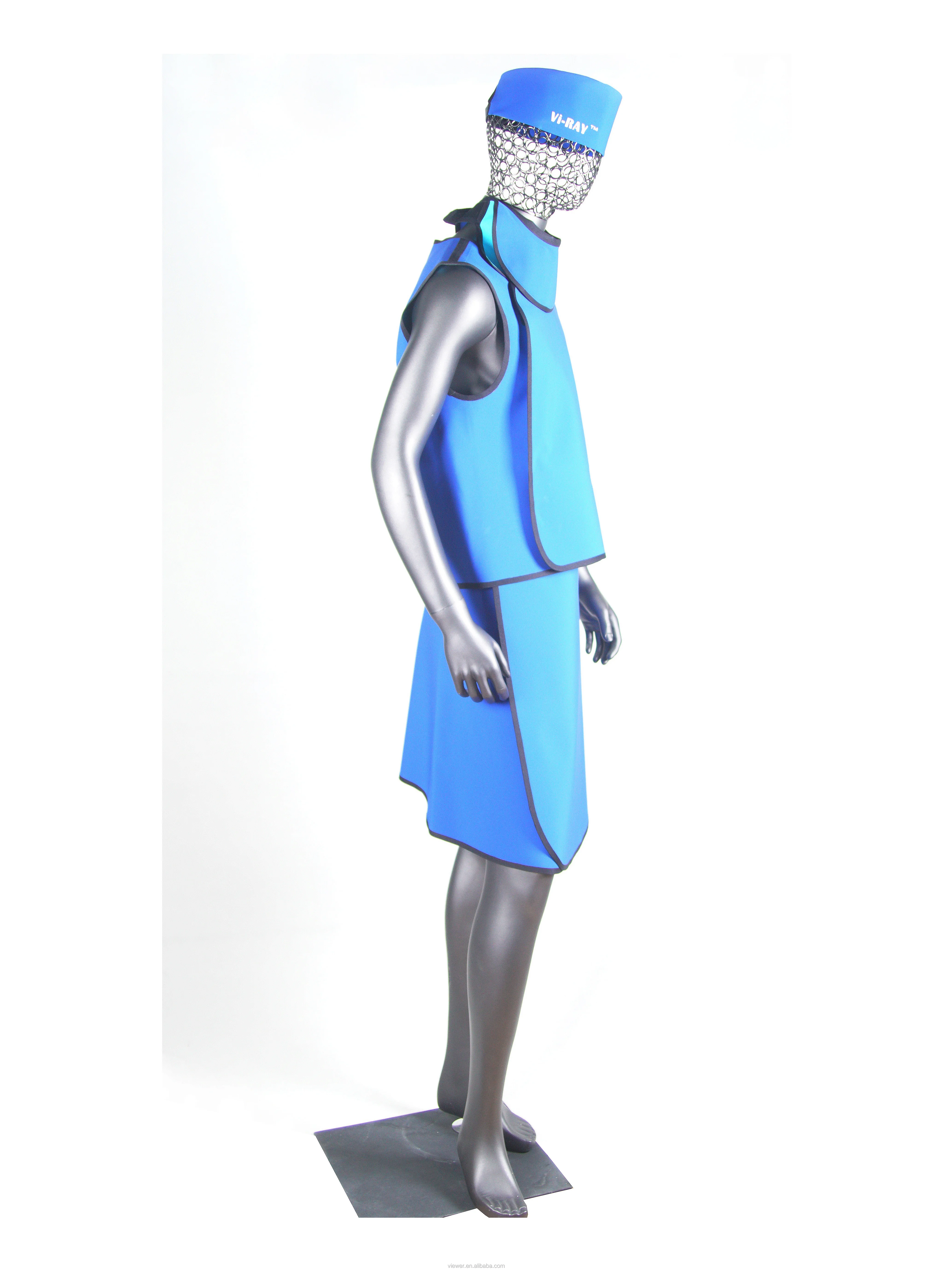  055A X-Ray lead free radiation apron with thyroid
