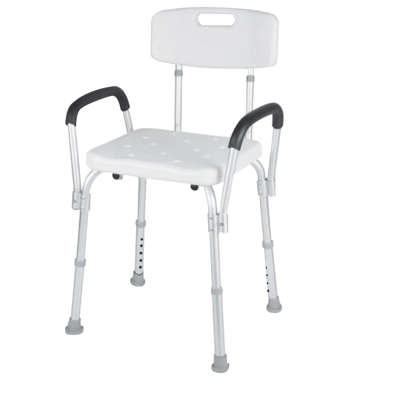 Manufacturer Adjustable Shower Chair Shower Aluminum Alloy Non-Slip Shower Chair For Elderly