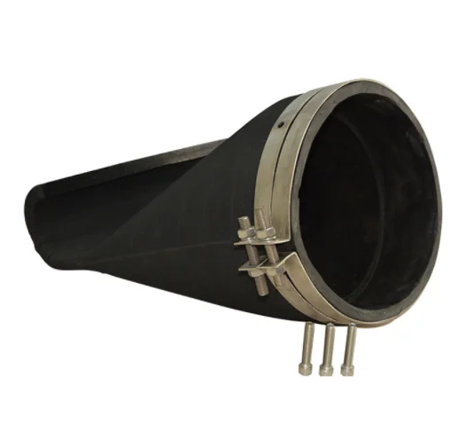 DN1000 Flange Belled Flexible Rubber Check Valve XF-T clamp Flexible Rubber Check Valve