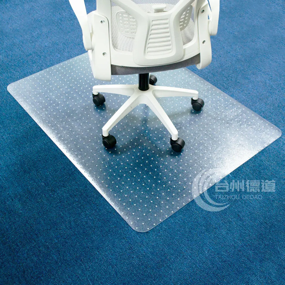 PVC Vinyl  Floor Protectors For Rolling Chairs Protector Clear Chair Mat Decorative Chair Mats, Factory Direct Sale