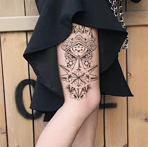 weimei Fast delivery Sexy colours Flower Dragon painted cartoon tattoo print back arm floral pattern temporary tattoo sticker