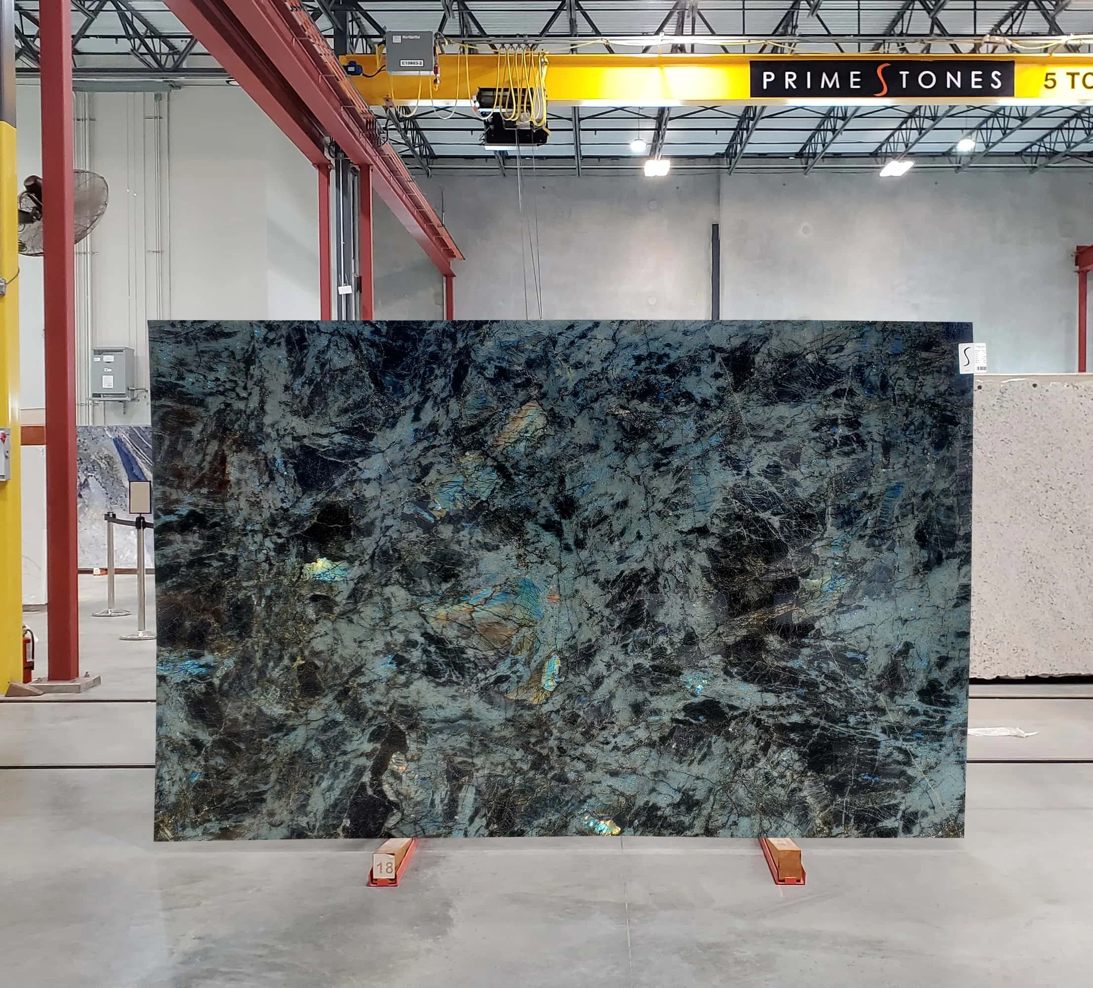 BOTON STONE Natural Stone Luxury Lemurian Slabs Kitchen Countertop Labradorite Blue Granite Table Top