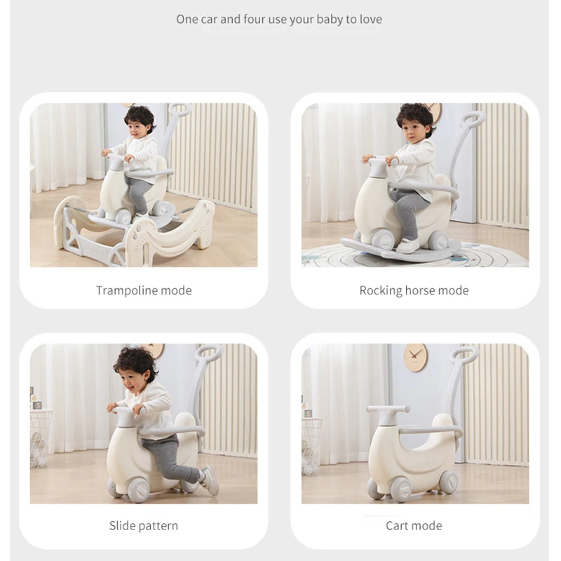 Banana rocking car baby rocking horse baby bouncing car children first birthday gift anti-fall rocking horse