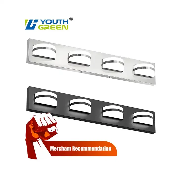 ETL 19' 24' LED Bathroom Wall Mount Vanity Light 3CCT Color Change Over Mirror Indoor lighting