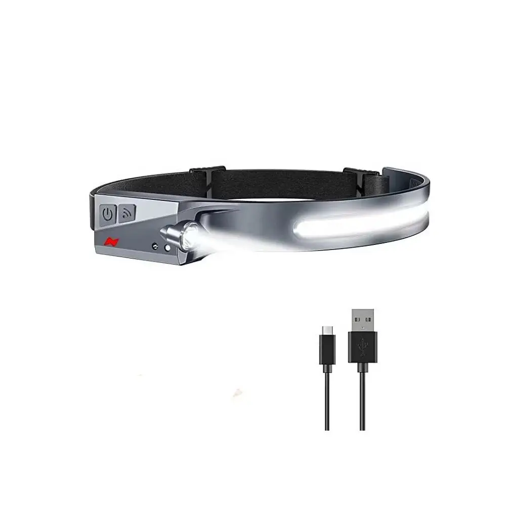 Multi Function Head Torch Sensor COB Camping Headlamp Headlight