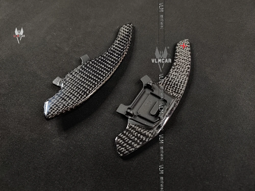 Carbon Fiber DSG Steering Wheel Paddle Extension Shifter Switch Shift for VW Golf GTI R Scirocco R20 R36 CC