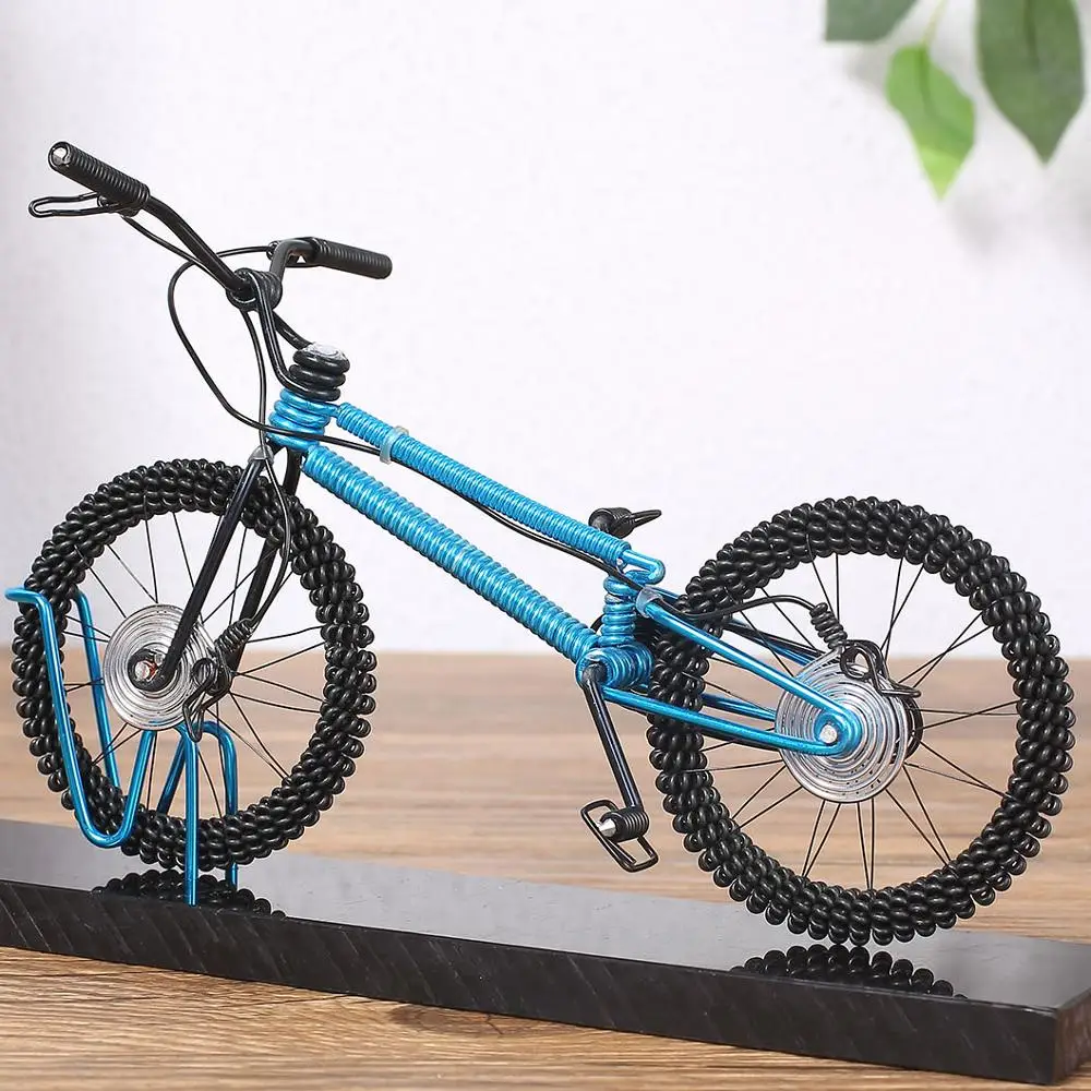 
Wholesale Vintage Home Decoration Iron Metal Craft Bicycle Model Rustic Looking Vintage Bicycle 