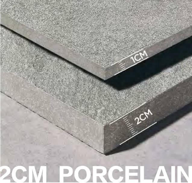 Full Body 600x600 Outdoor Anti-slip Natural Stone Facades For Floor 20mm 2cm thickness Porcelain Pave Paving Tiles