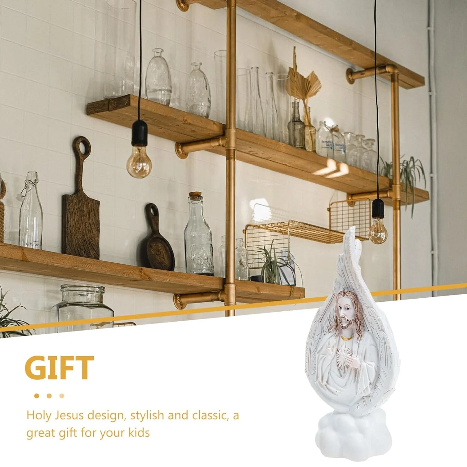 Polyresin Craft Holy Family Statue Catholic Resin Jesus Sculpture Religious Nativity Figurine Home decor