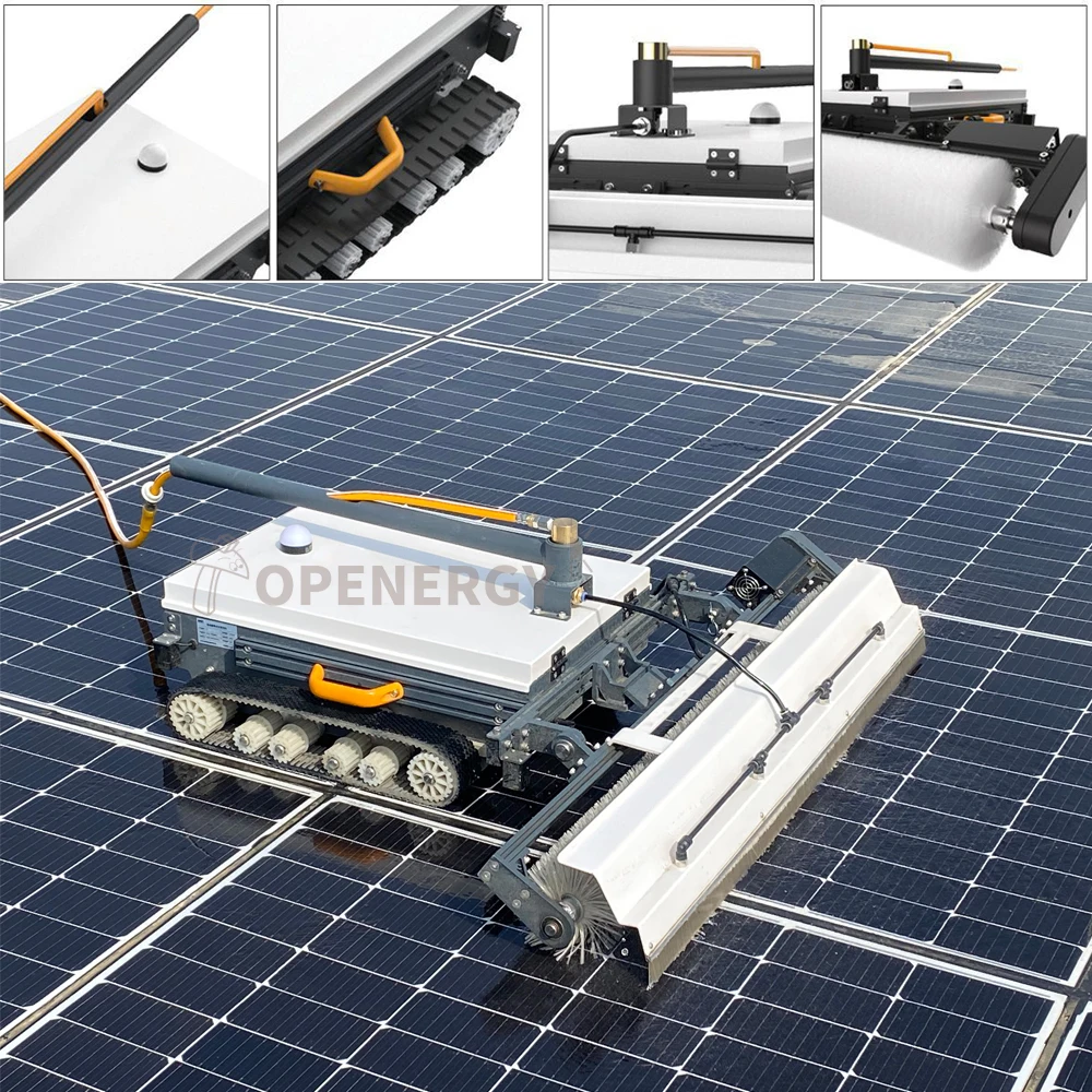 solar panels cleaning kit industrial robot cleaner solar panel reinigungsroboter for panel 20 deg