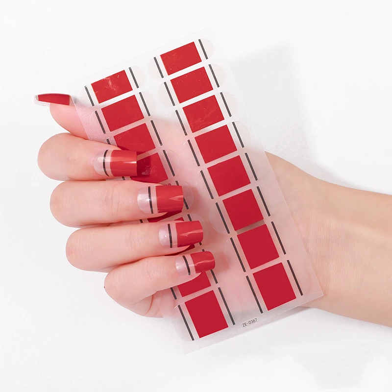 Custom LOGO OEM Private label brazil country flag soccer game nail art sticker Korean nail-wrap wraps overlay latest designs