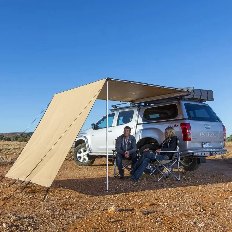 High Quality SUV 4x4 Vehicle Awnings Roof Top Tents Retractable Car Side Awning for Camping Outdoor