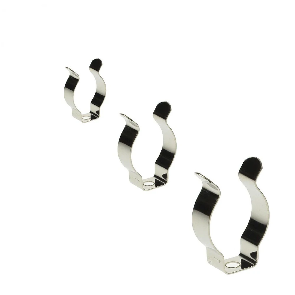 QiangSheng metal stamping U-shaped heavy duty stainless steel spring retaining clips large metal spring clip