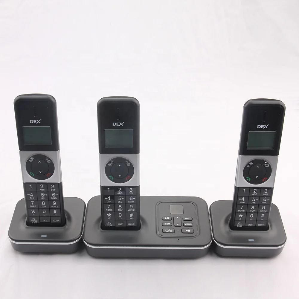 New Cordless Telephone Digital DECT Phone with TAM Office Dest D1002TAM-T