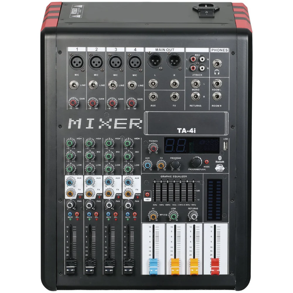 8 channel Audio Mixer professional Digital Mixer Audio effect sound mixer dj console for Stage performance