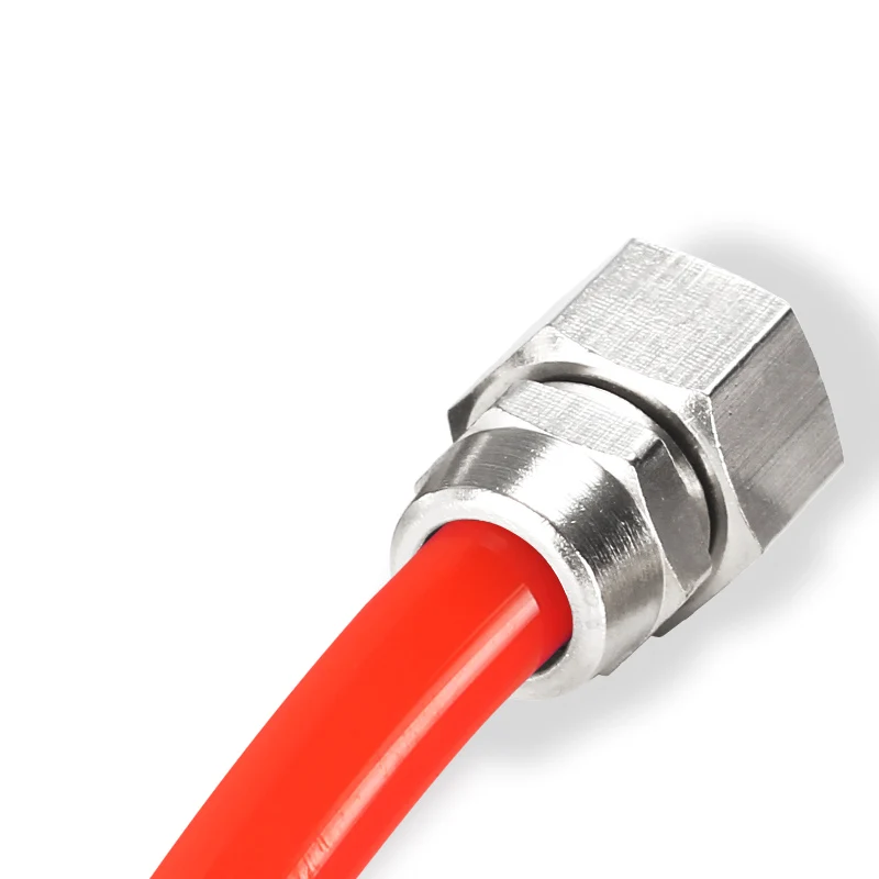 Female Straight Rapid Adaptor Pneumatic Air Fitting Quick Connectors Brass Nickle Plated Laize