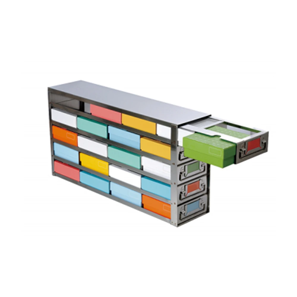 AMNGENT cryo tubes storage cryobox freezer rack stainless steel