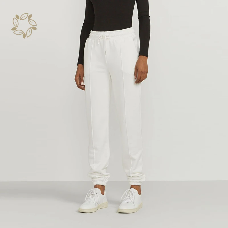 Organic Cotton Women Sweatpants Sustainable Jogger Pants For Women Eco Friendly Fit Sweatpants