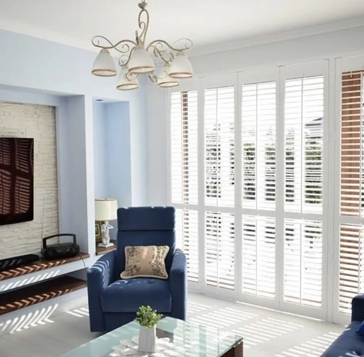 2020 Hangzhou Ready made home interior work Security basswood  Plantation Window Shutters