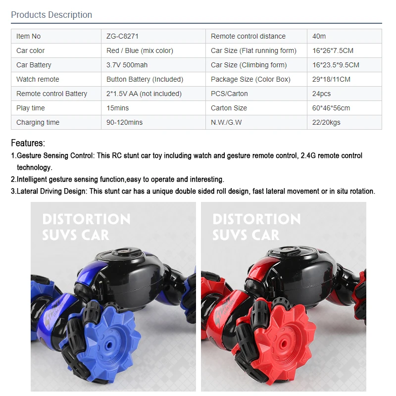 Watch Sensing Air Finger RC Remote Stunt hand gesture remote control car australia Drift Small Exceed Toys Gesture Control Car