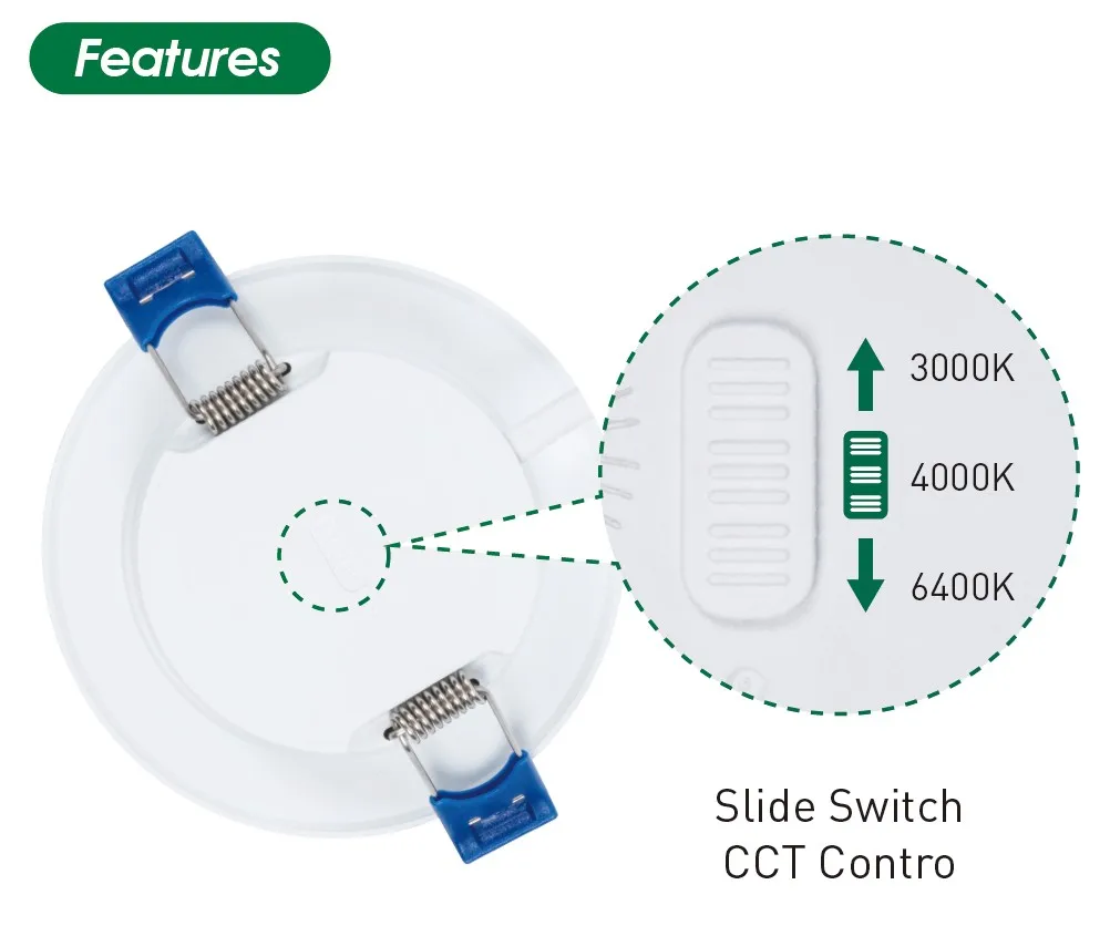 Wholesale Hot Sale Dimmable Wall Ceiling Small Round Led Panel Light 3-24w Slim Design with CCT