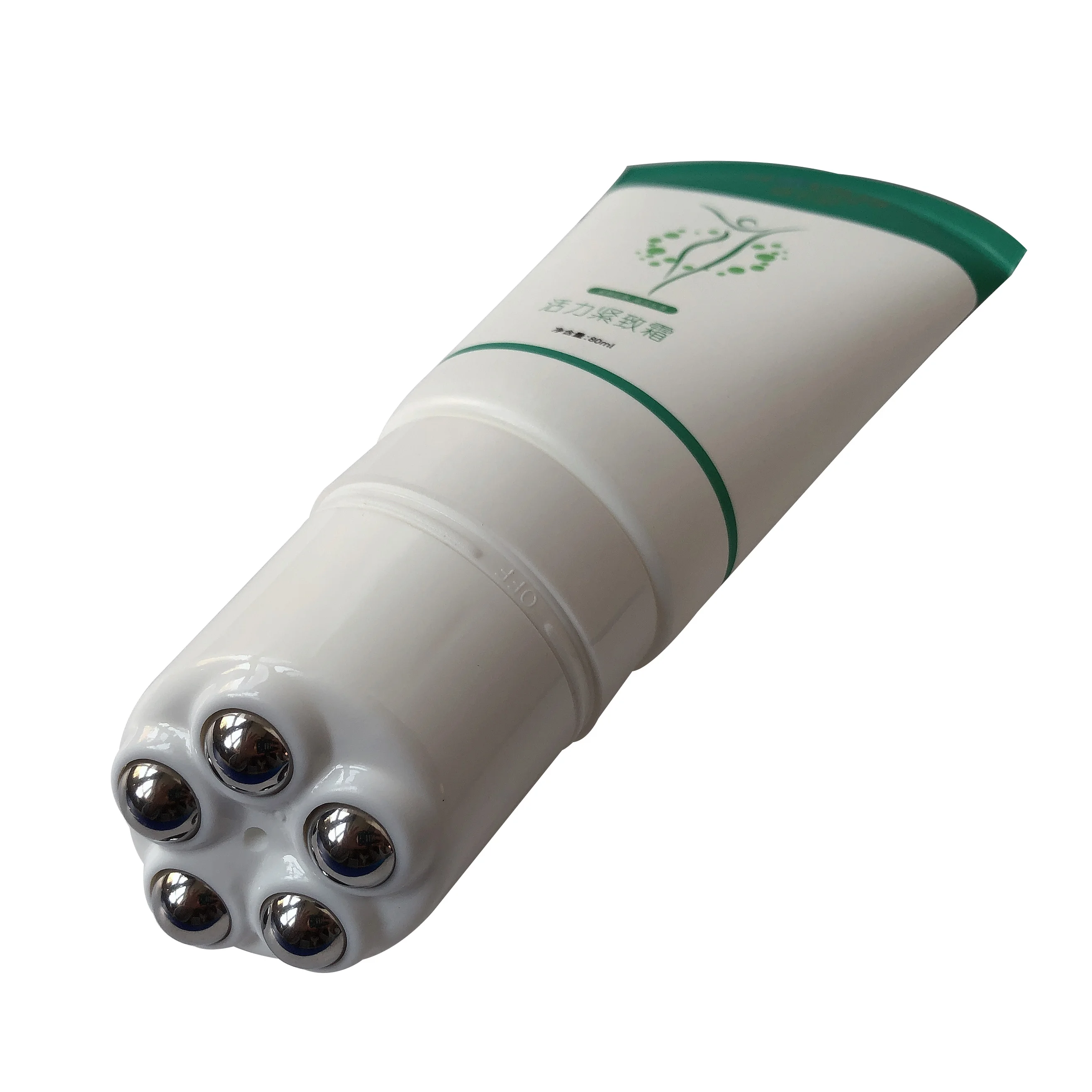 80G 100G Massage Roller Ball Tube for Massage Creashoesmetics for Body Cream Elecloafersssolid Colore Biodegradable Plastic OEM