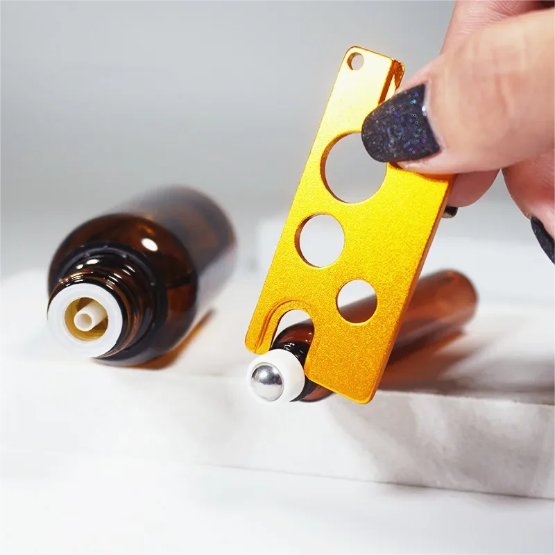 Metal Refillable Essential Oil Bottle Opener Remover for 1ml-100ml Opener for Refillable Bottle Roller