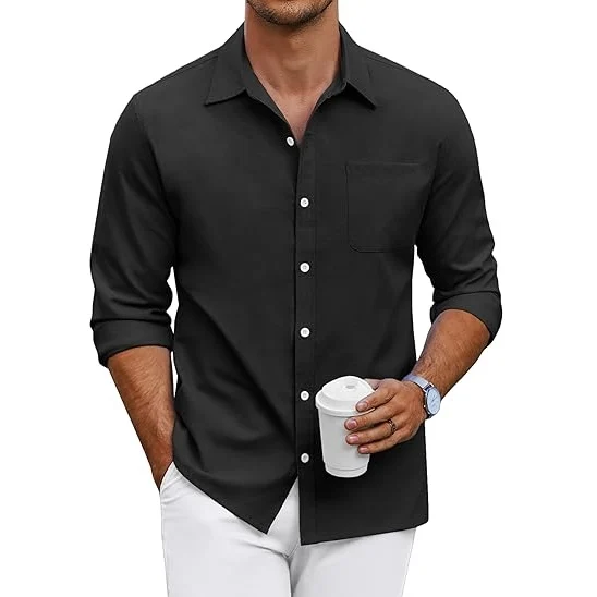 100% Cotton oxford wholesale mens dress shirts magliette-shirt solid color personal logo customization